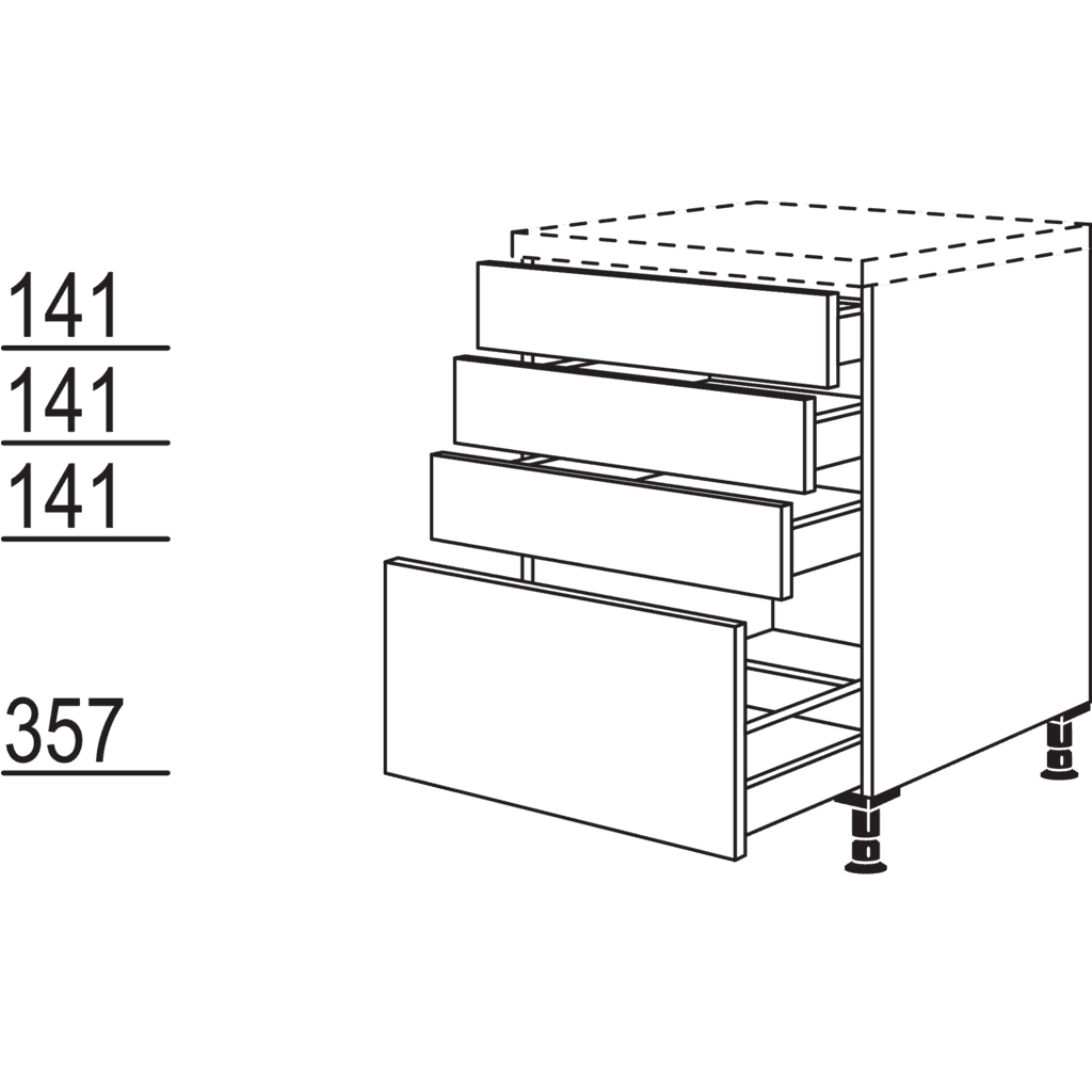 XL-Schubkastenschrank