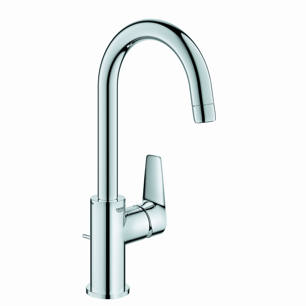 GROHE: Waschtisch-
Einhandmischer BauEdge L,
Hochdruck, verchromt