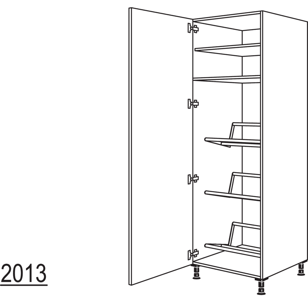 Hochschrank für Getränkekisten