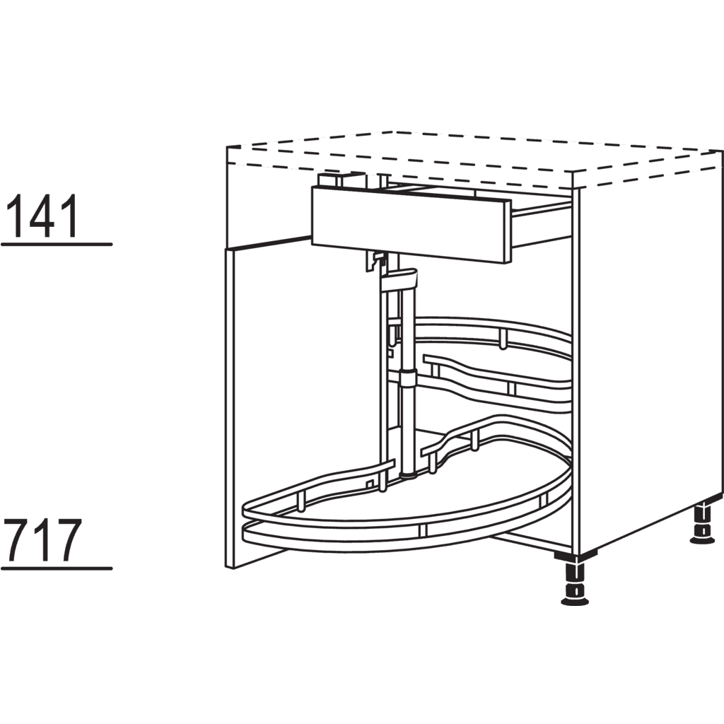 Maxi-Eckschrank