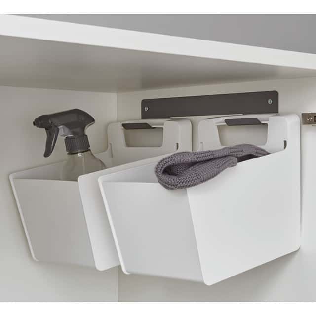 Base cabinet for attached tables - 1