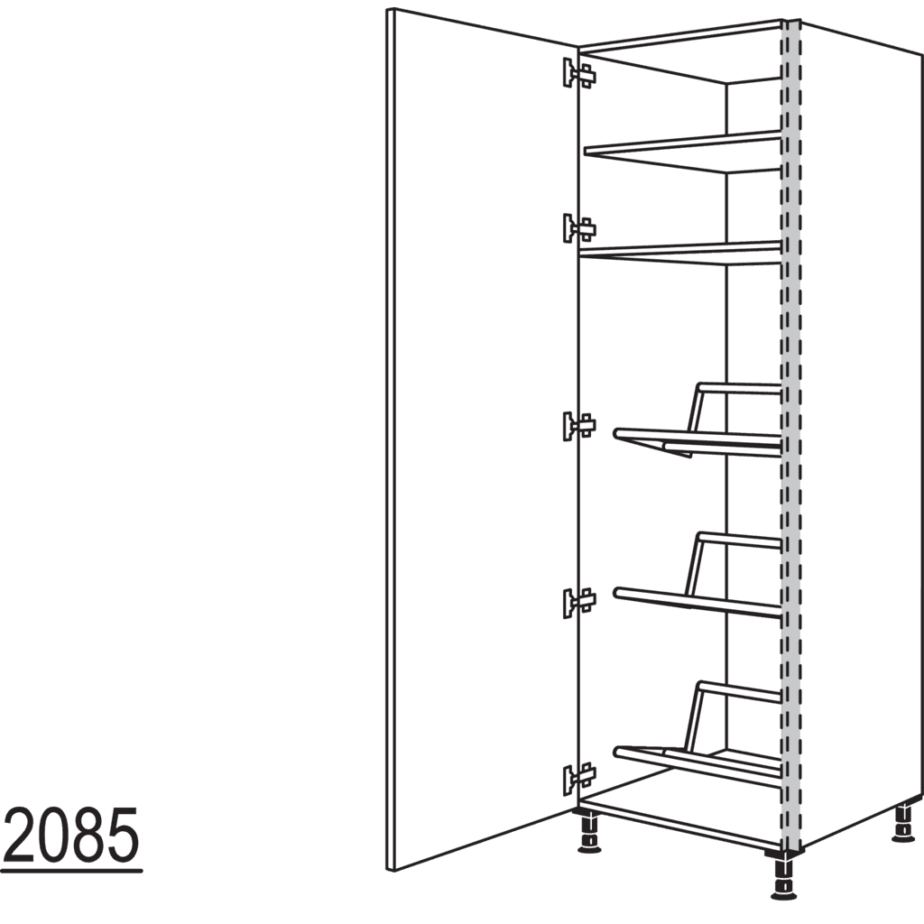 Hochschrank für Getränkekisten