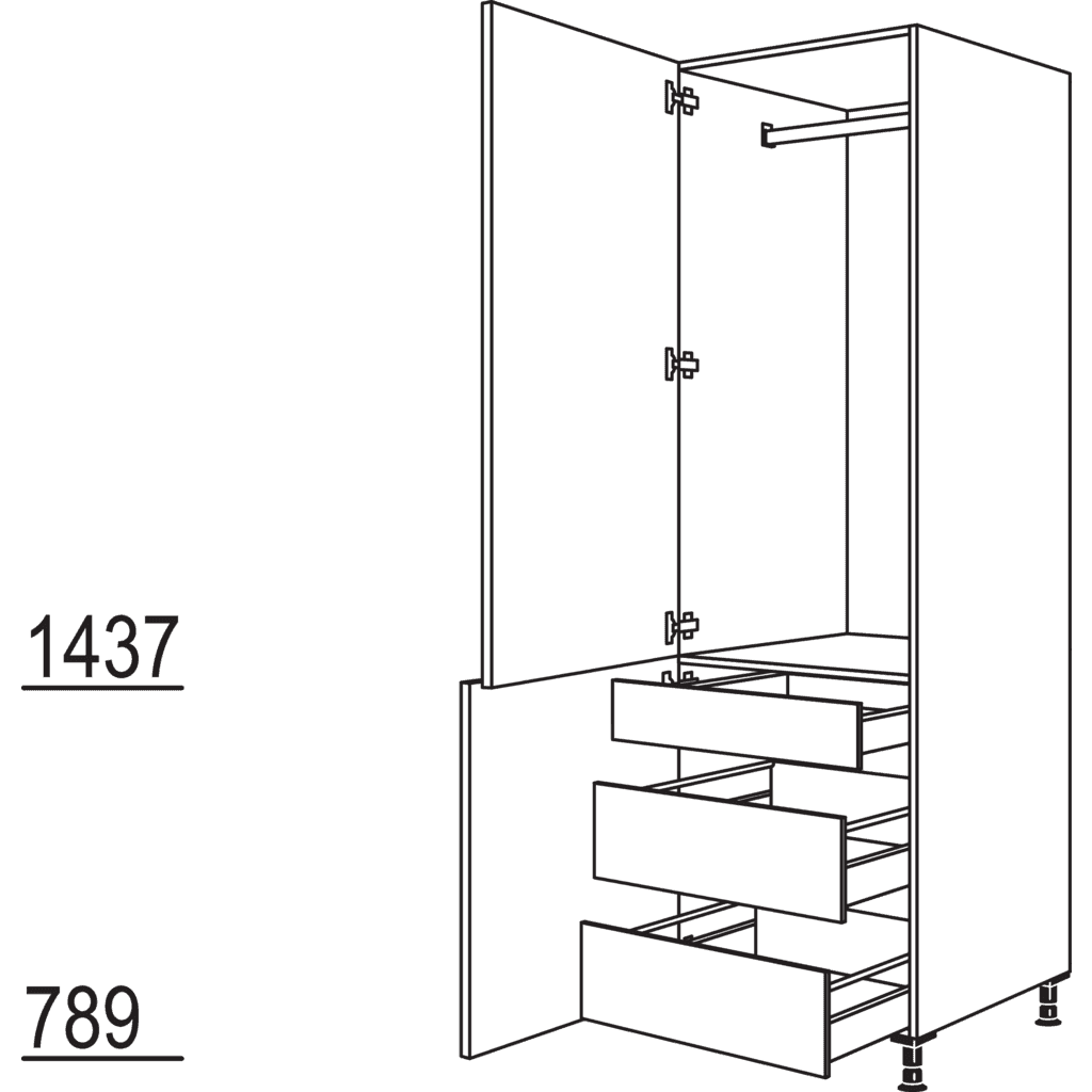 XL-Garderobenschrank