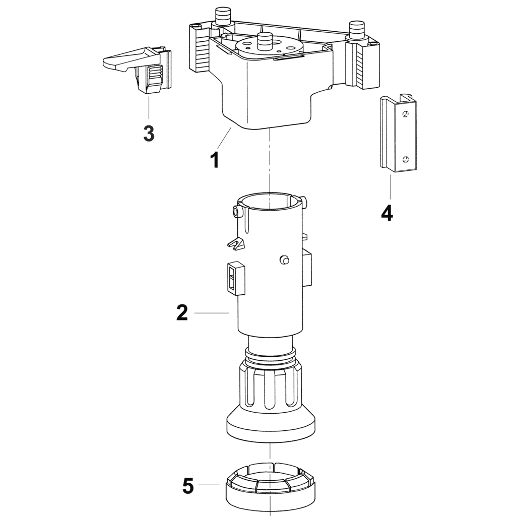 Steckhülse, zum Einstecken in
Gleit-Adapter