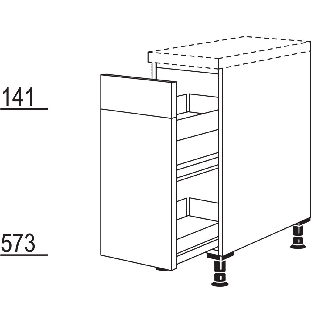 Auszugschrank