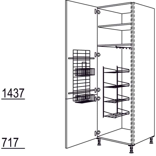 XL-Besen-/ Geräteschrank - 1