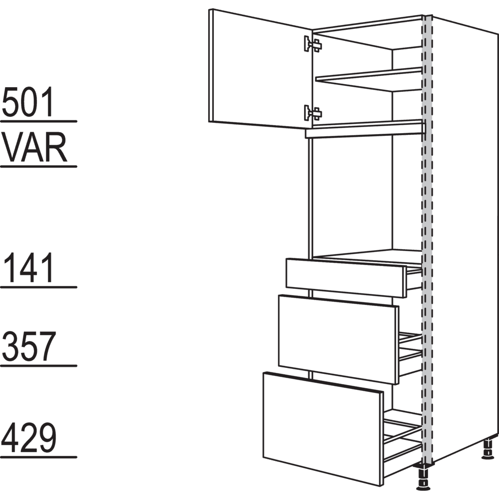 XL-Geräte-Umbau Backofen