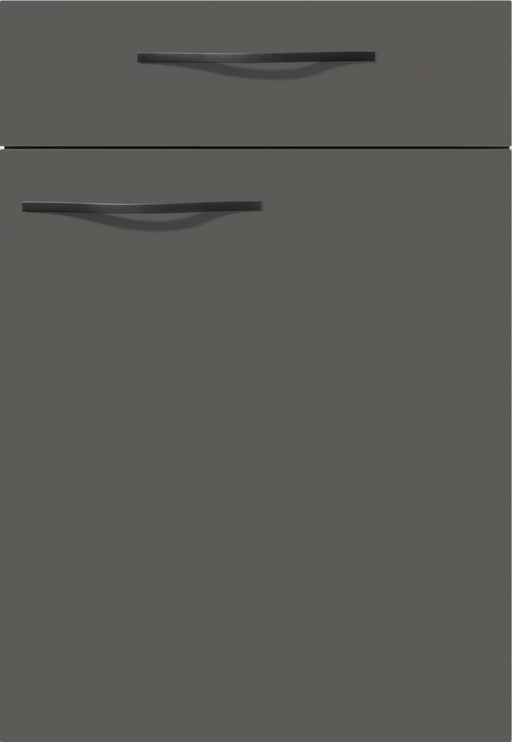 Nobilia Lackfront 491 Schiefergrau Premium matt
