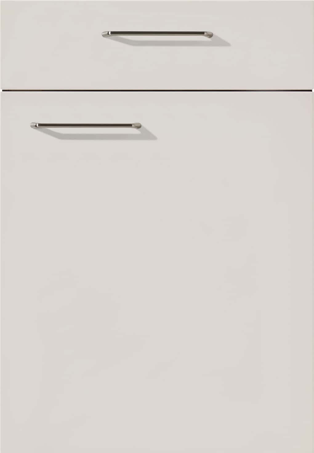 Seidengraue Front aus Lack, 508 Softline Perfect matt - Nobilia 
