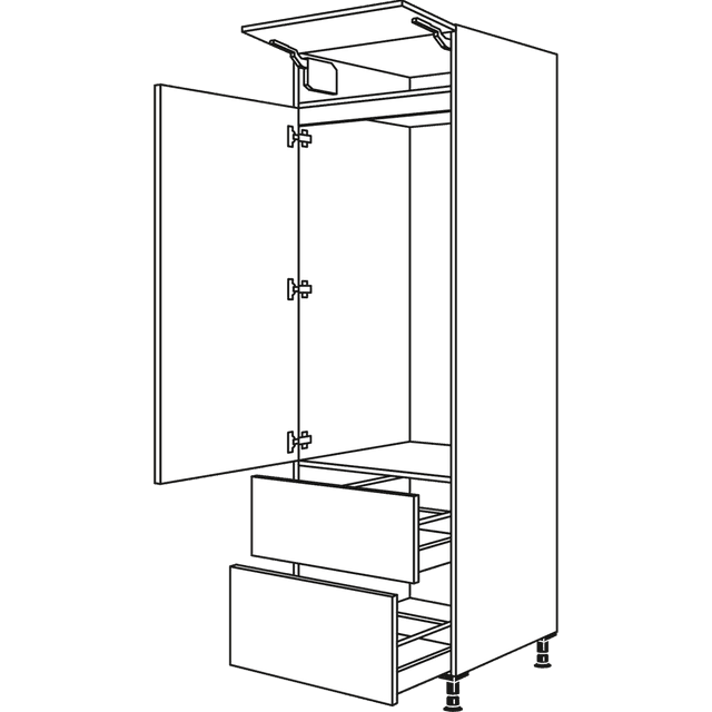 Nobilia Hochschrank-Geräteumbauten für Kühlschränke