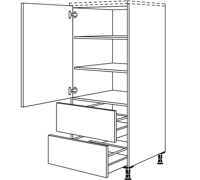 Nobilia Highboard Vorratsschränke