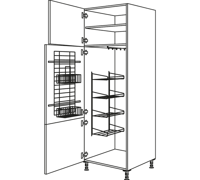 Nobilia Laundry Hochschränke für Besen & Geräte