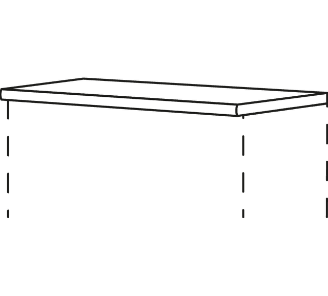 Nobilia Abdeckboden mit 16 mm Stärke