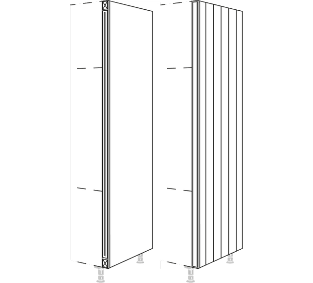 Nobilia Pilaster für Hochschränke