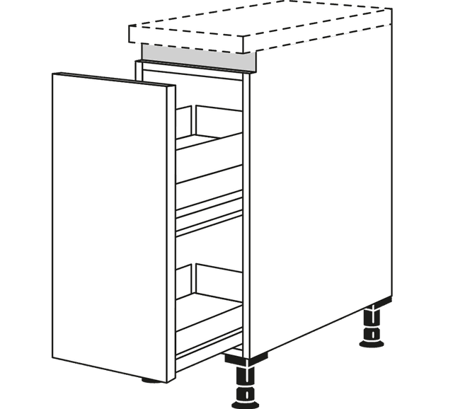 Nobilia Line N Apotheker-Unterschrank