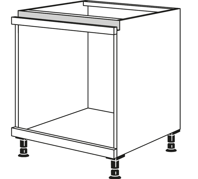 Nobilia Line N Herdumbauten als Unterschrank