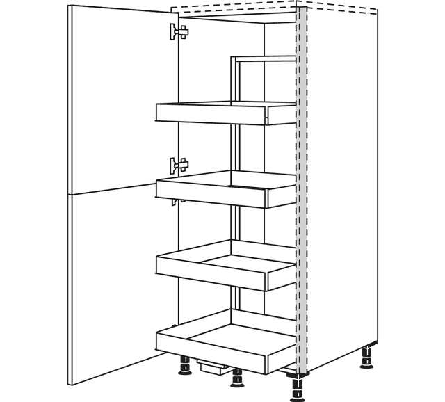 Nobilia Line N highboard for storage space