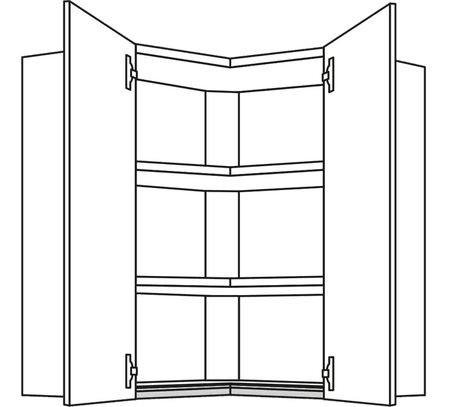 Nobilia Line N Wandschrank Eckschrank-Lösungen für Küchen