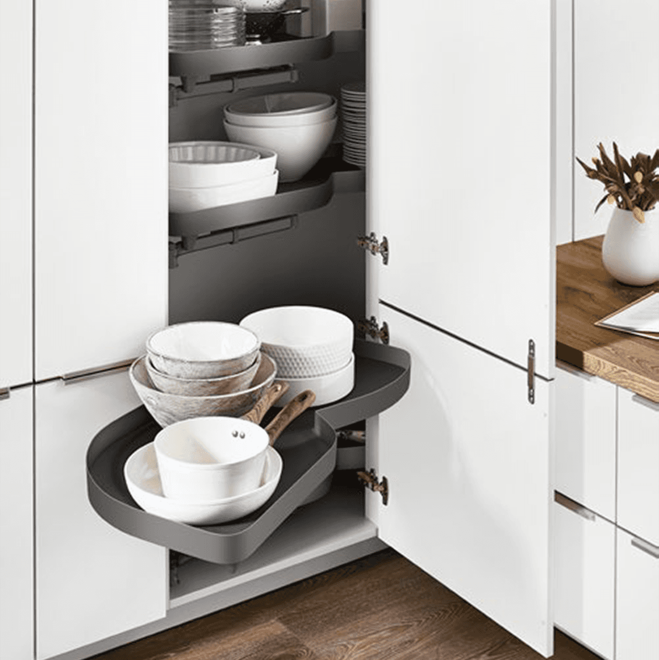 Nobilia Eck-Highboard mit Schwenkauszug | Kostengünstig entdecken!