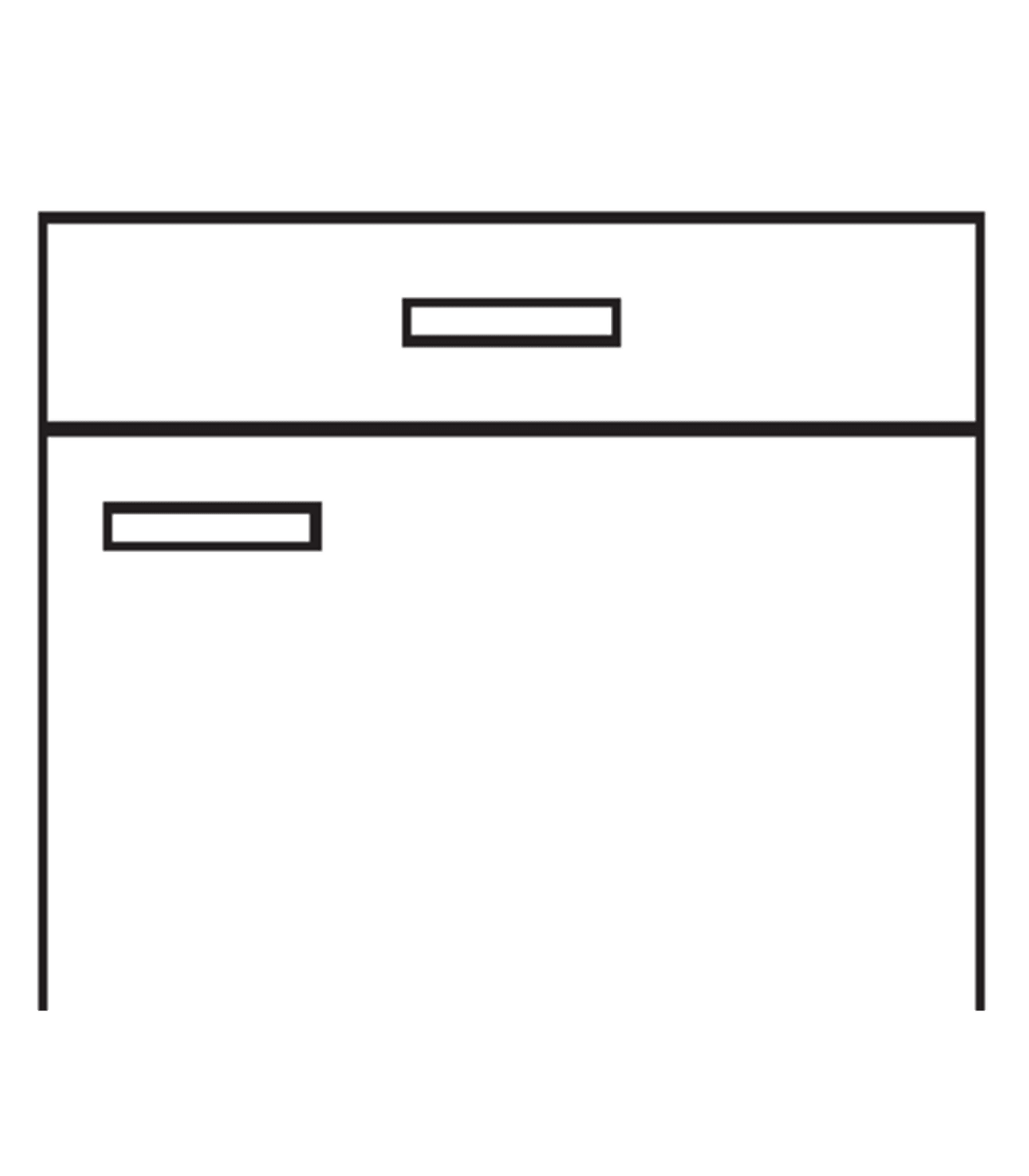 Nobilia Grifflage Nr. 01 (Waagerecht / Waagerecht)