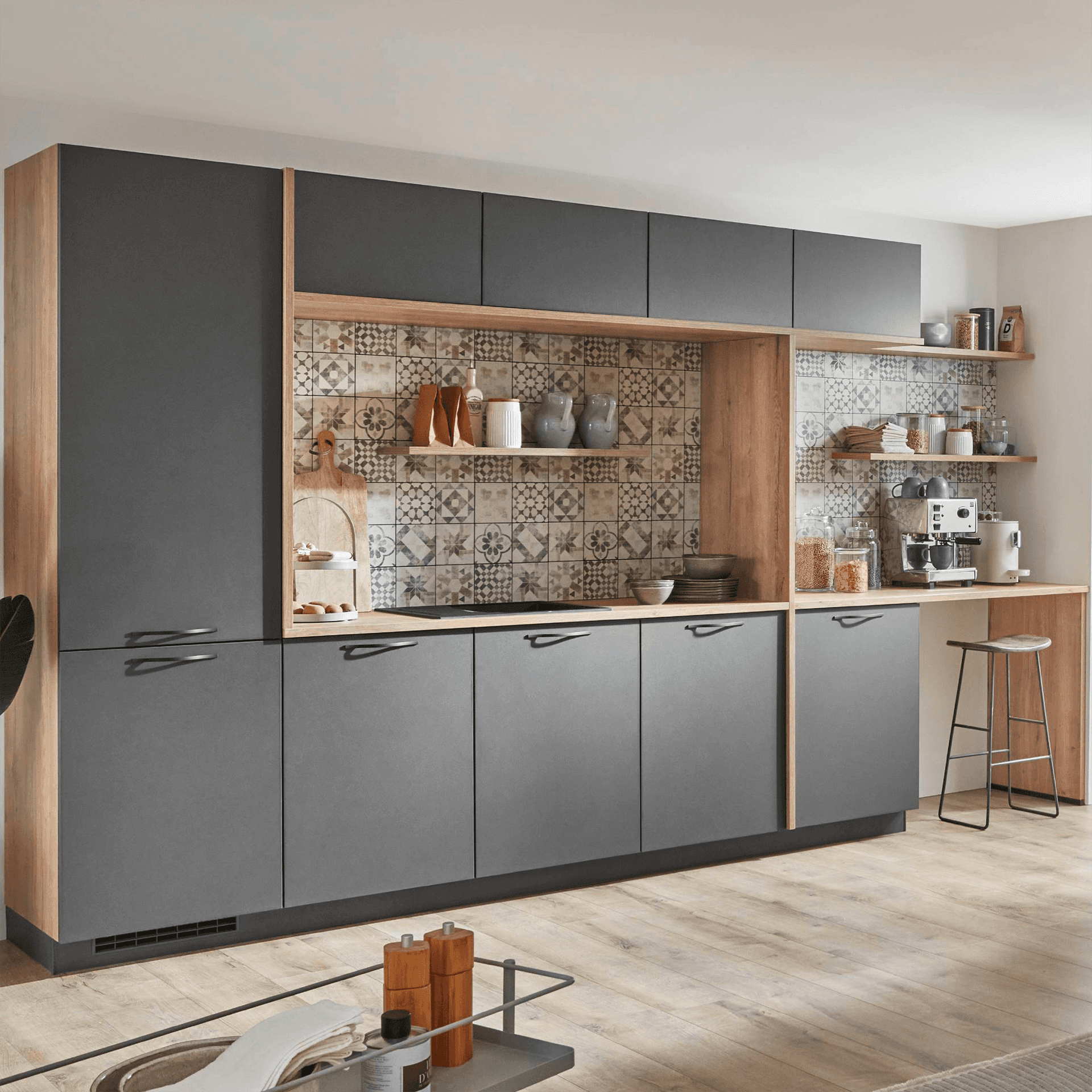 Nobilia overhead cabinet for timeless kitchens  