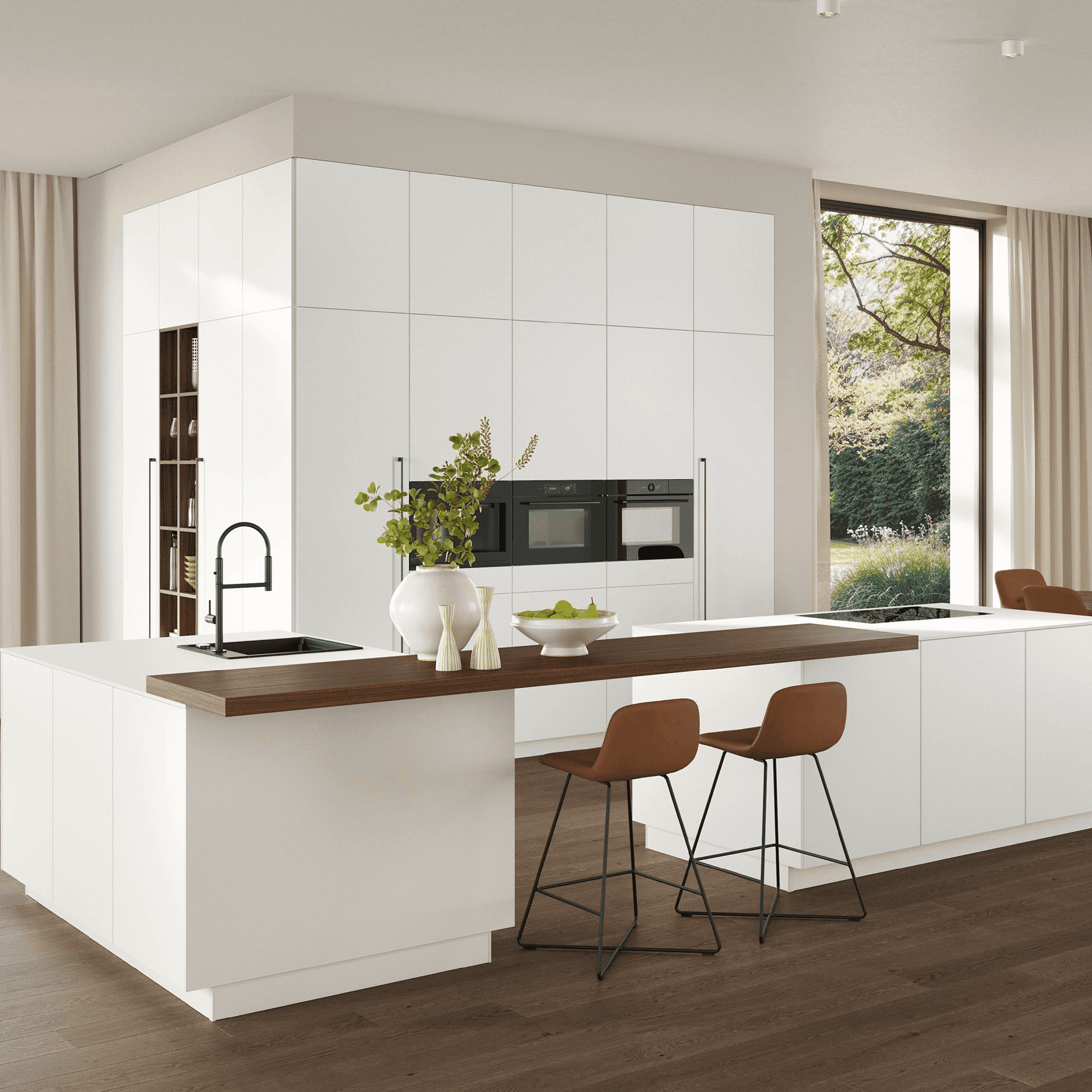 Nobilia overhead cabinet for modern kitchen solutions