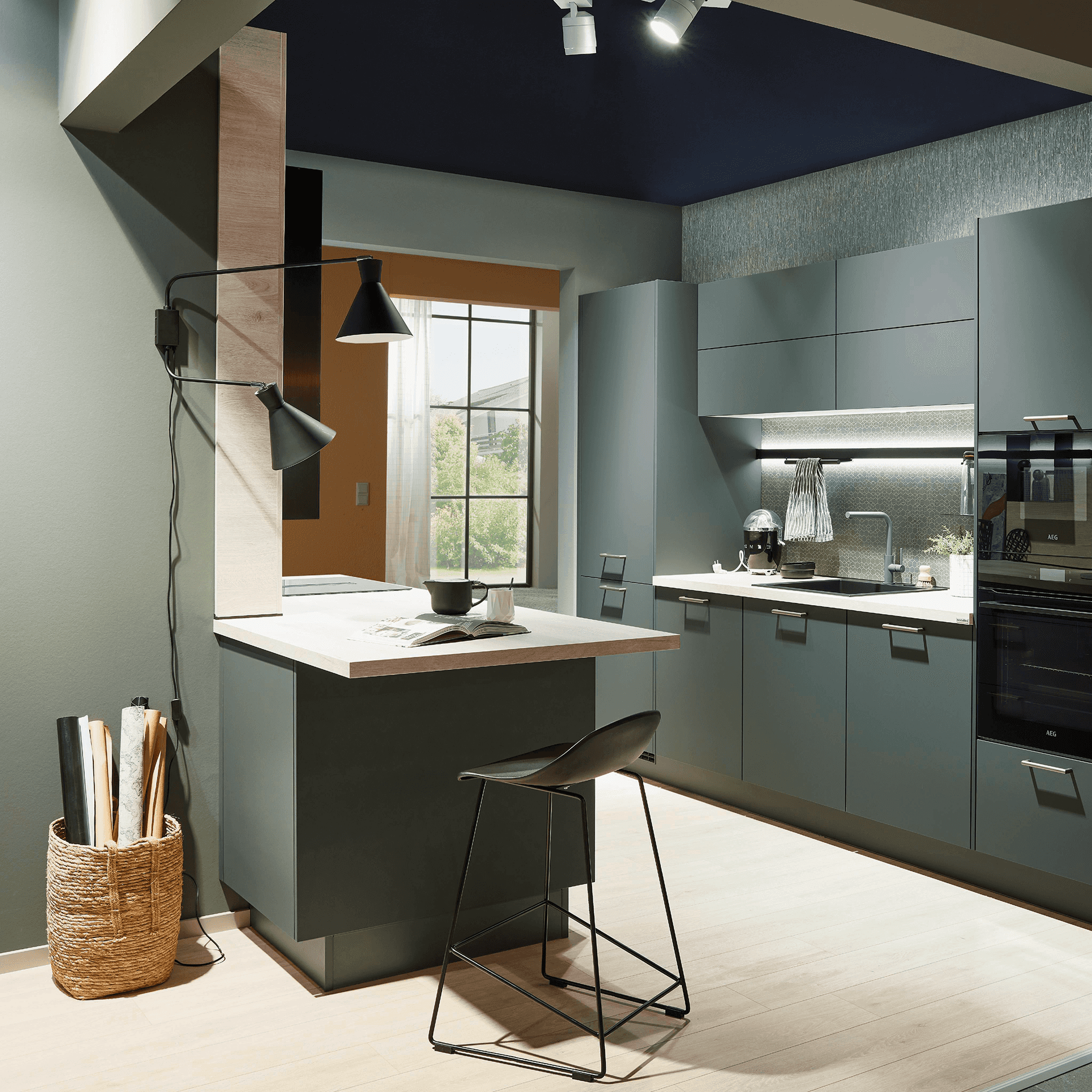 Back panel cladding for modern Nobilia kitchens