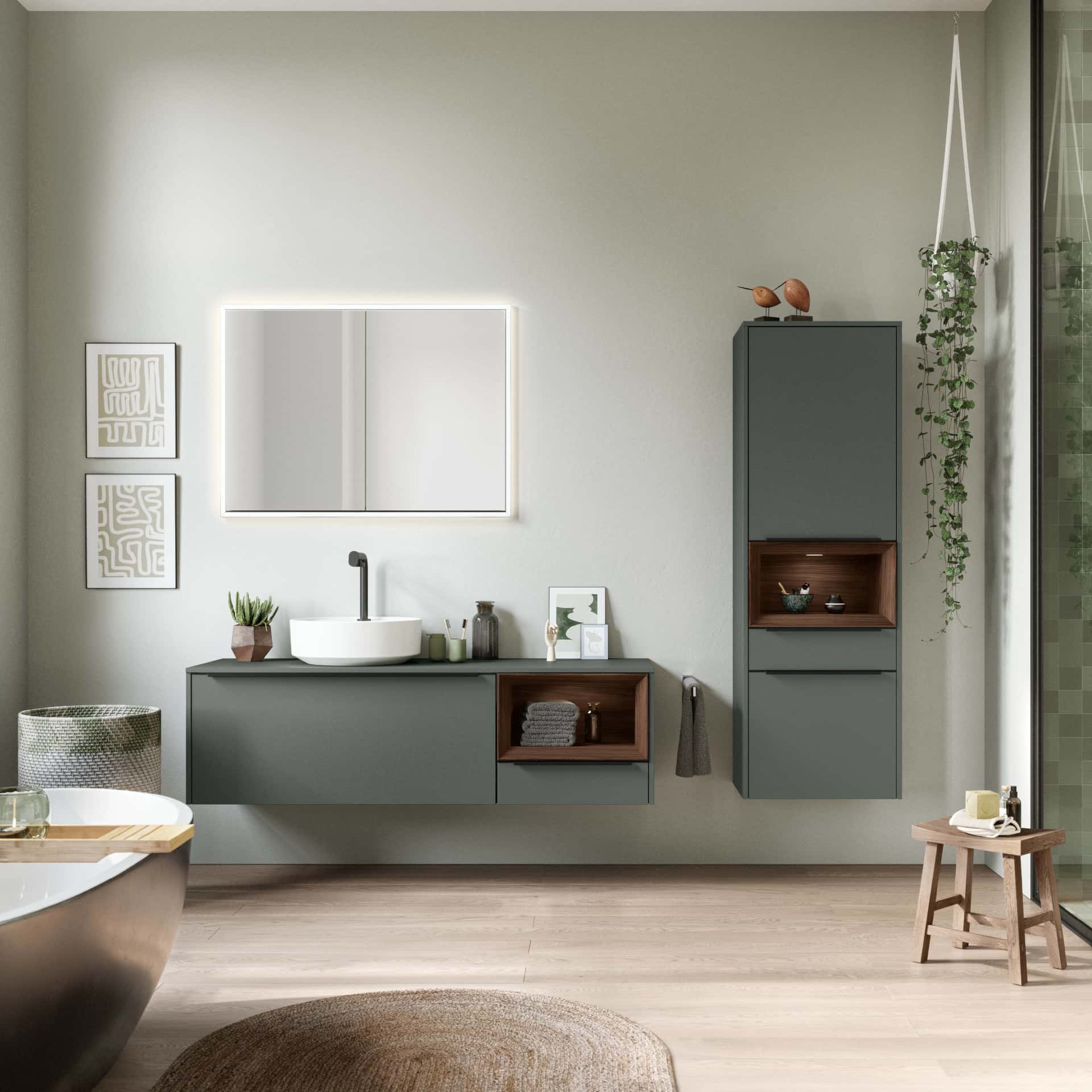 Nobilia Sideboards - Badschränke mit Regaleinsatz