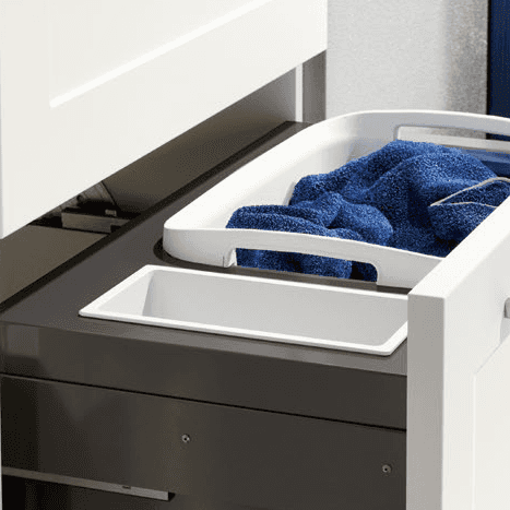 Nobilia Bad Midischrank mit Laundry Sektion