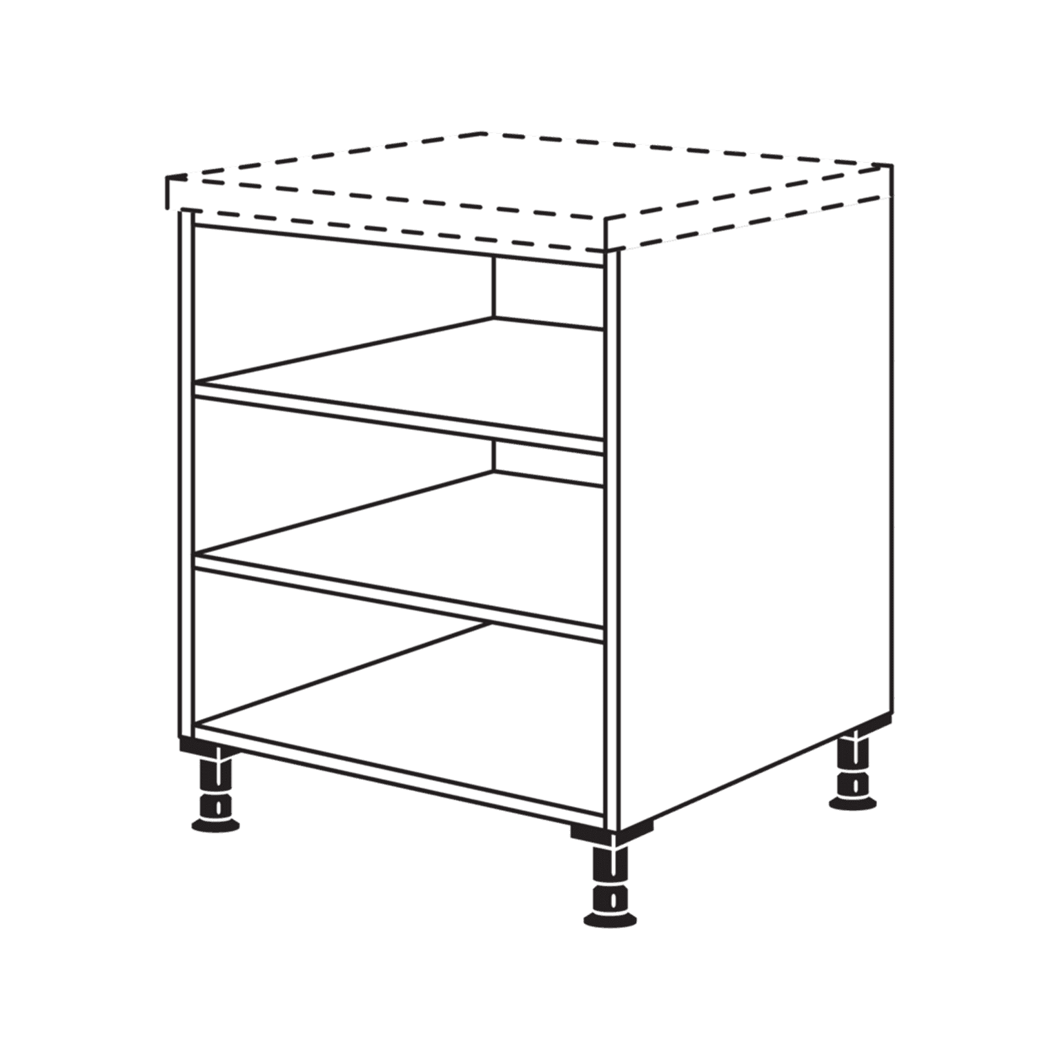 Nobilia Unterschrank Regale