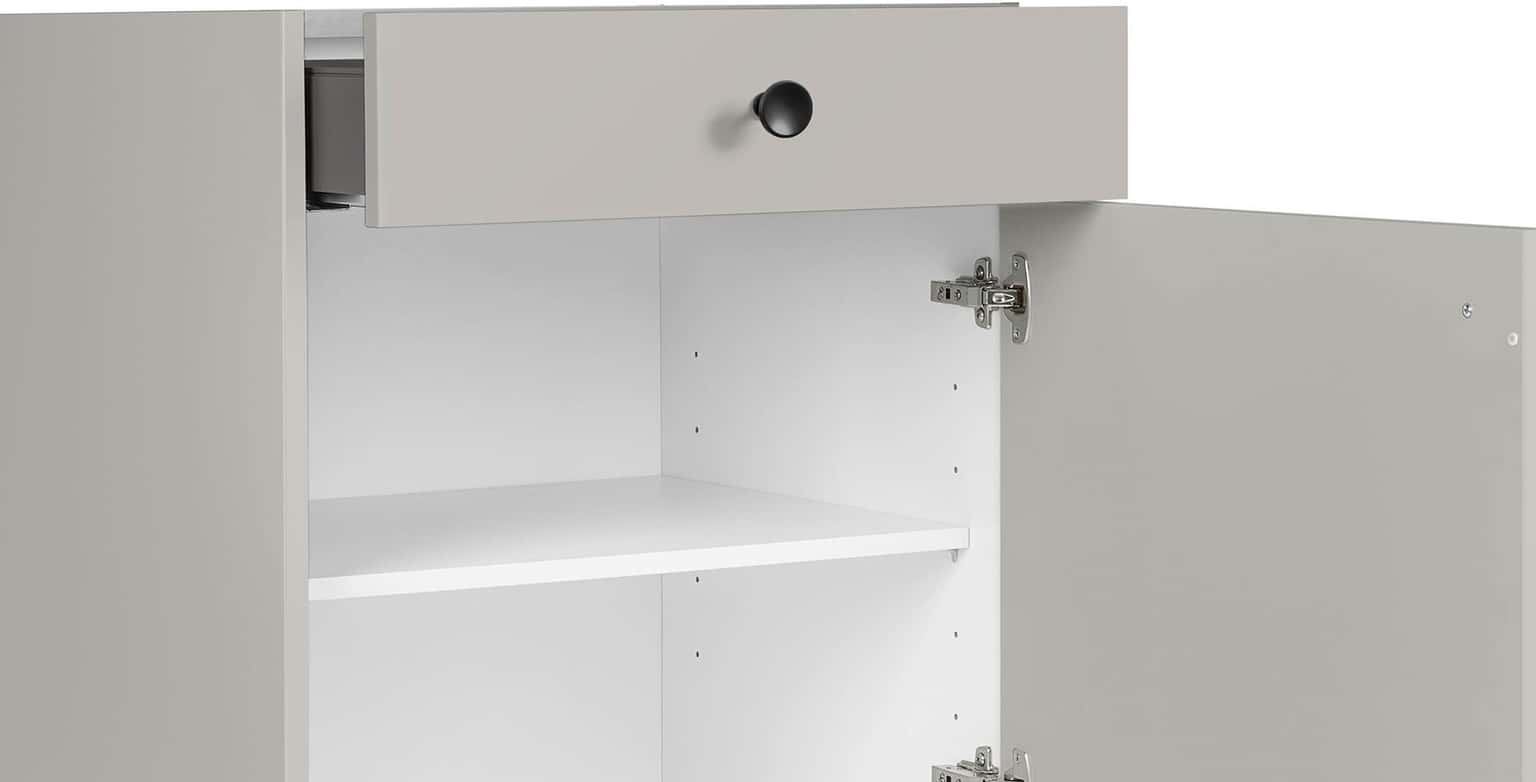 Nobilia Schubkastenschrank mit bester organisation für Strauraum