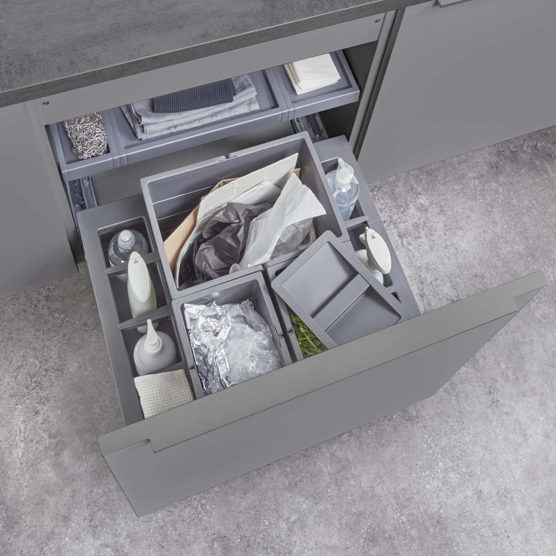 Nobilia Mülltrennung im Spülenunterschrank
