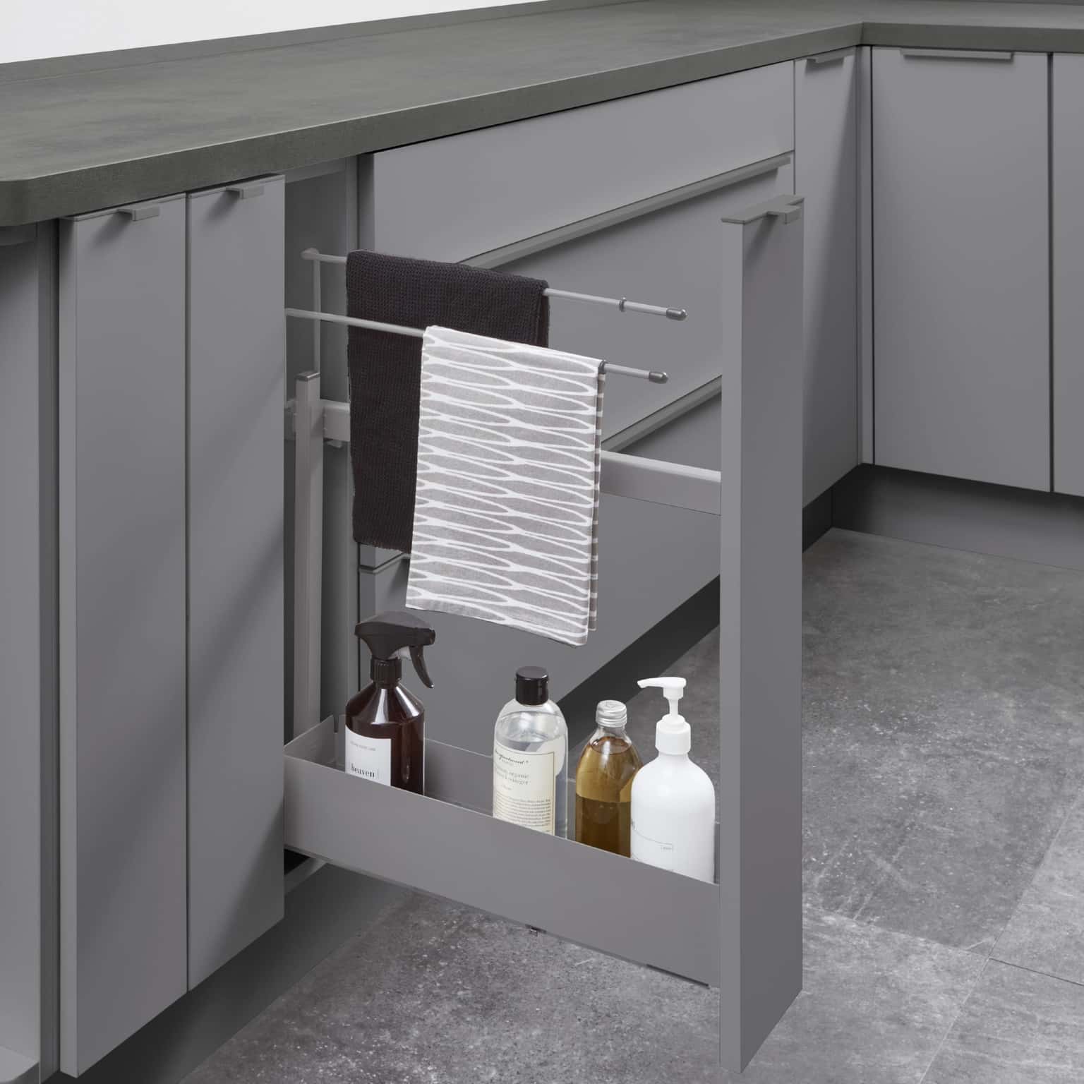 Nobilia Unterschrank mit Hantuchhalter