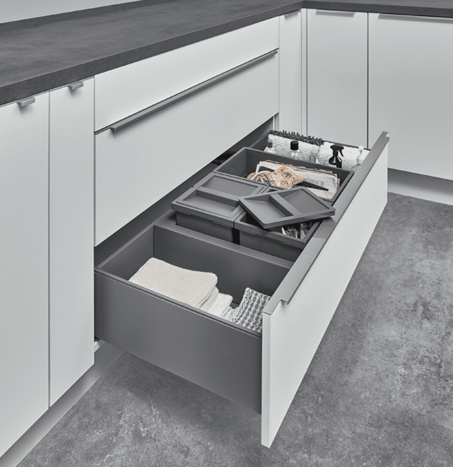 Nobilia Unterschränke mit Mülltrennsystem Flex 21 in 60 cm Breite