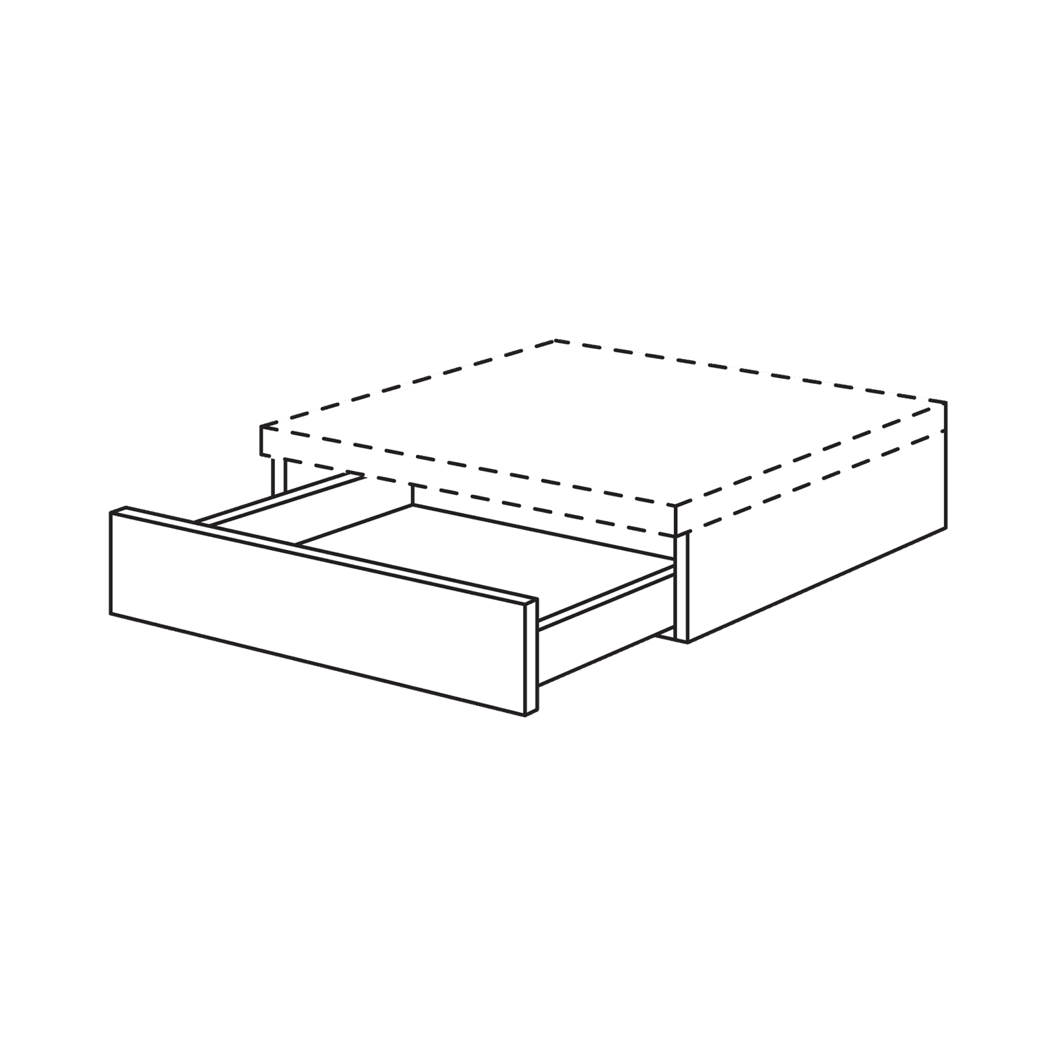 Nobilia Maxi-Aufsatzschubkästen über Geschirrspüler 45 cm & 60 cm Breite