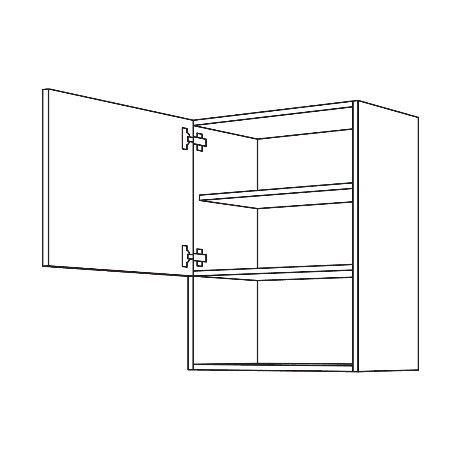 Nobilia Wandschrank als Mikorwellenumbau